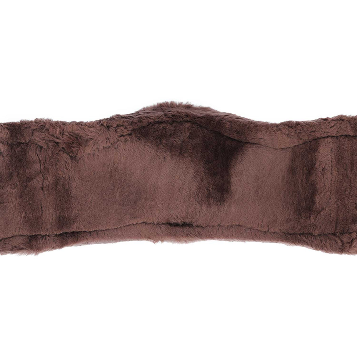 Acavallo Shaped Girth Sleeve Classic Gel Sheepskin #colour_brown