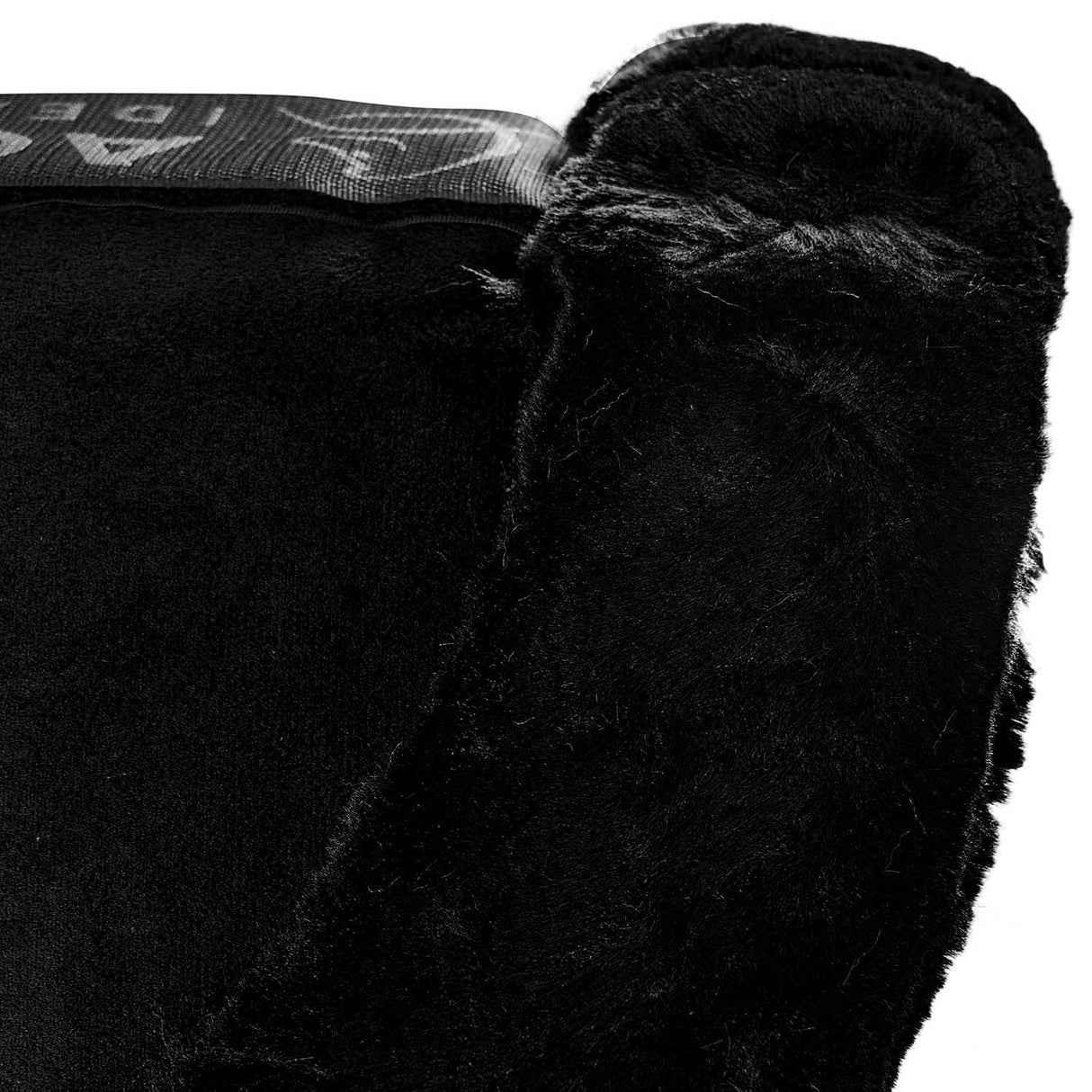 Acavallo Pad Piuma-FS WFS-FS Pocket Suede Front Riser #colour_black