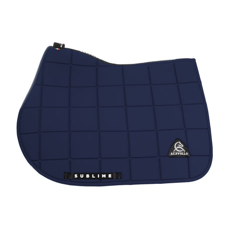Acavallo Square Jumping Saddle Pad #colour_blue