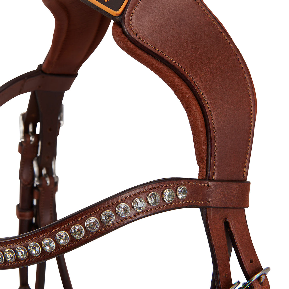 Acavallo Poesia Bridle Calfskin #colour_cognac