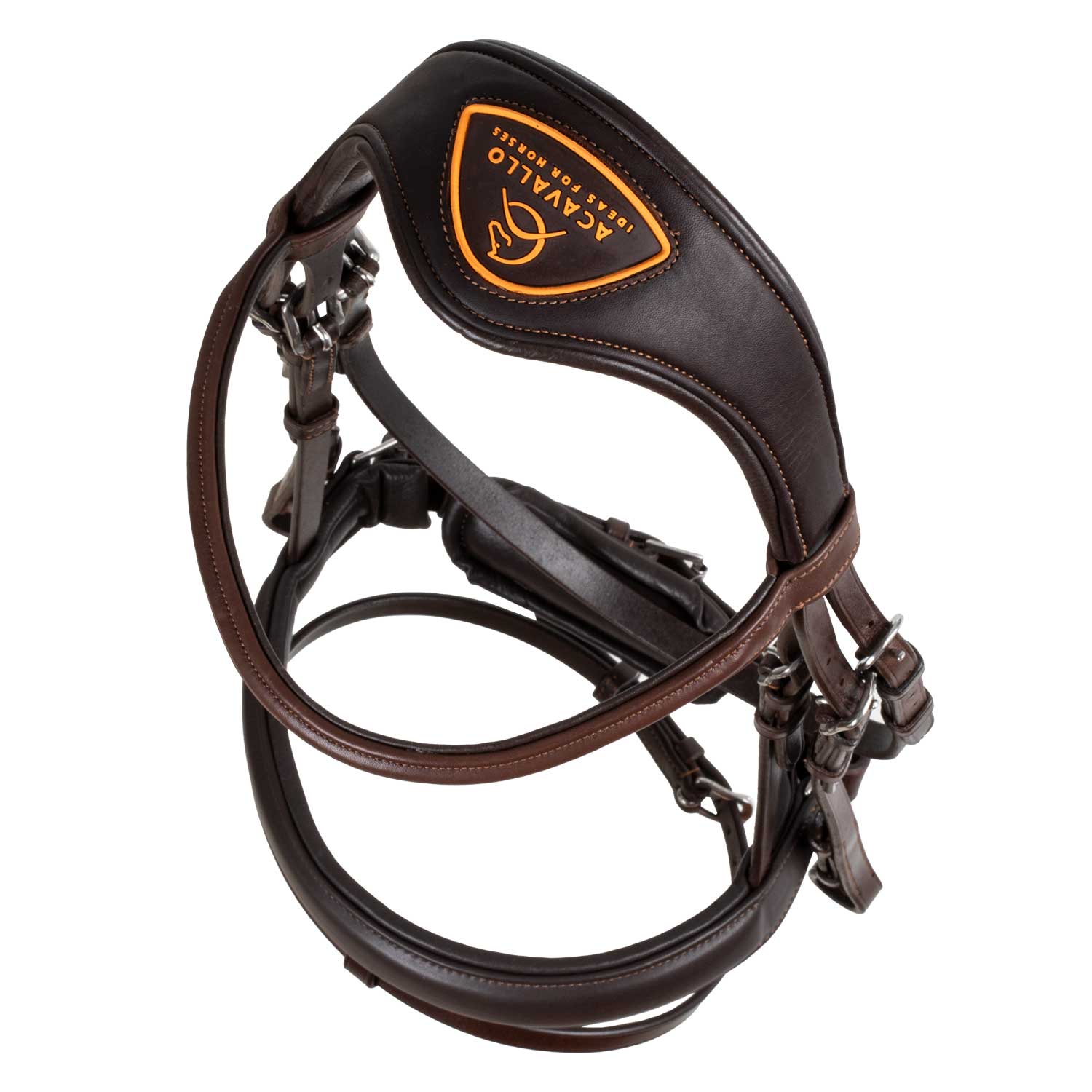 Acavallo Filosofia Bridle Calfskin #colour_brown