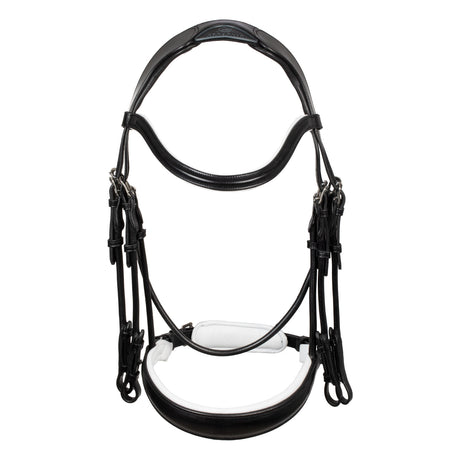 Acavallo Giocanda Bridle Calfskin & Double Reins #colour_black