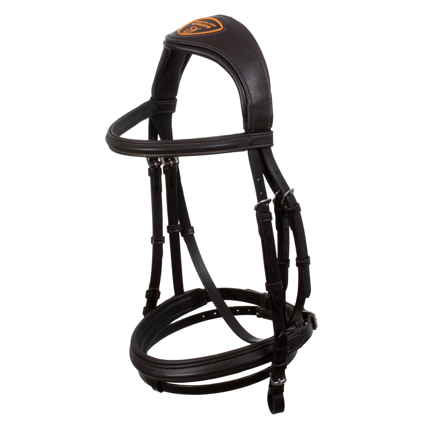 Acavallo Guernica Calfskin Bridle #colour_brown
