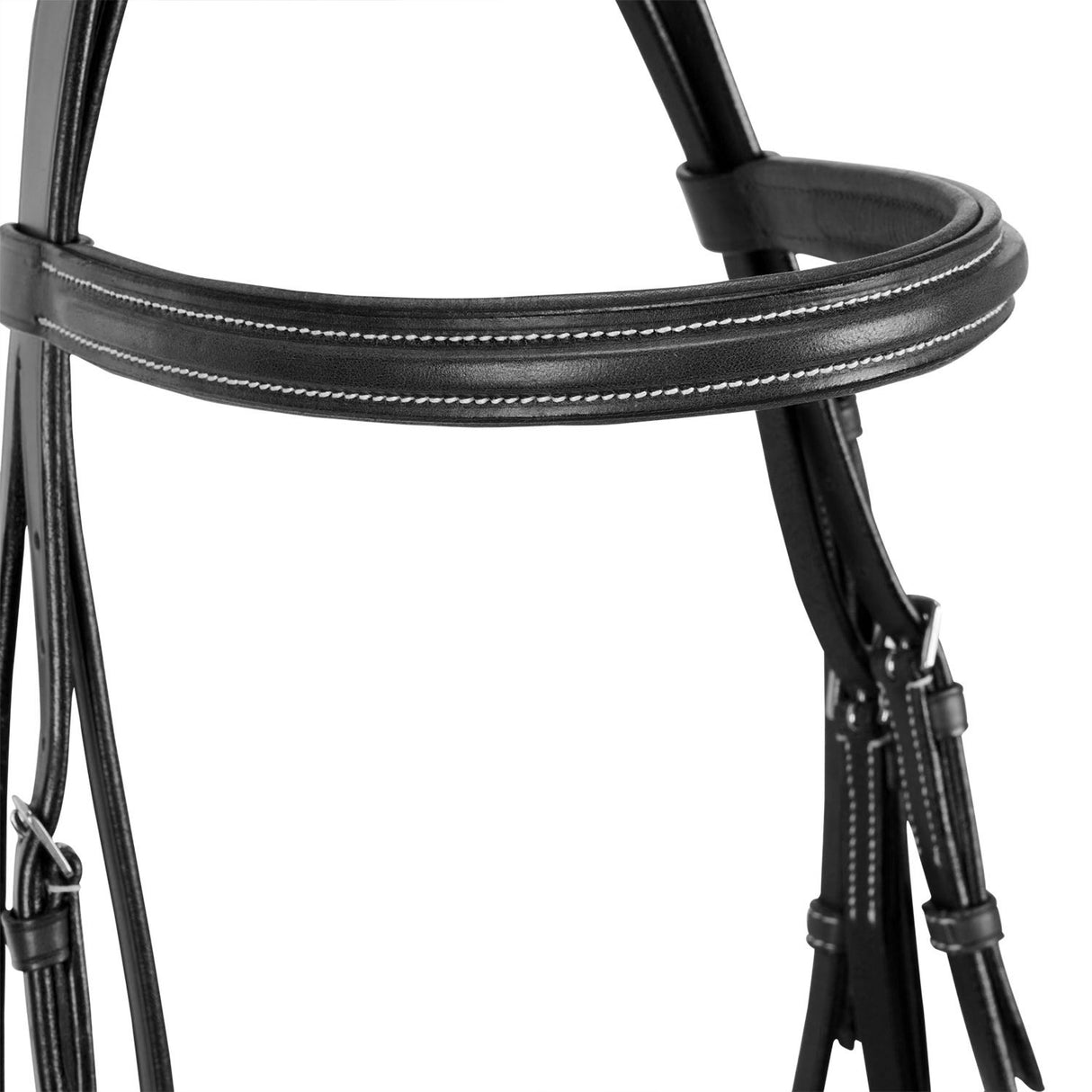Equestro Silver Model Bridle #colour_black