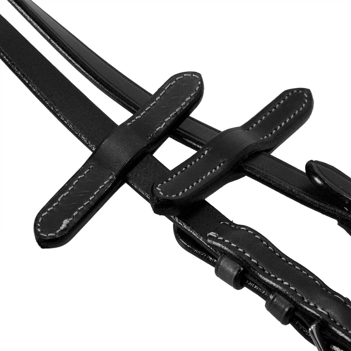 Equestro Silver Model Bridle #colour_black