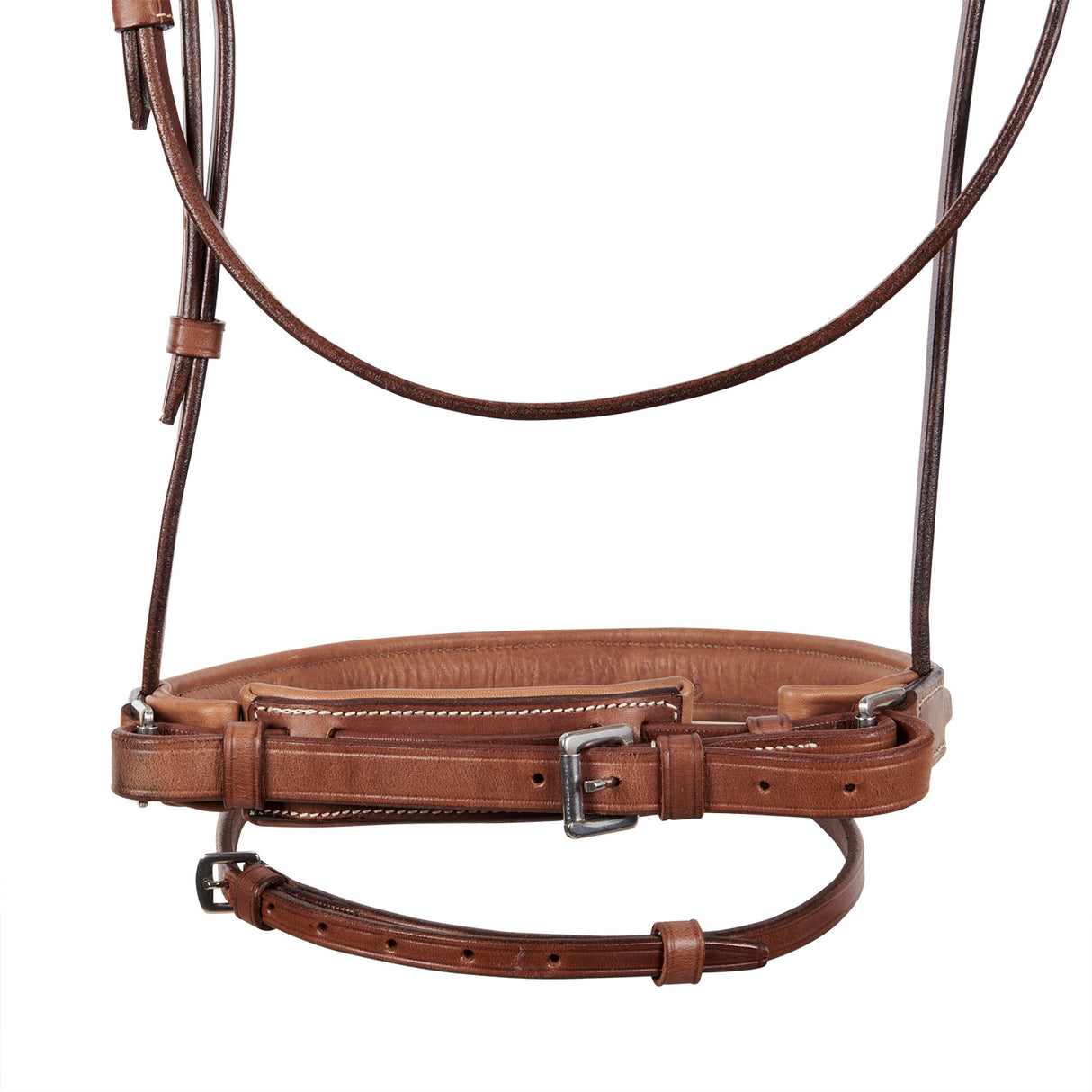 Equestro Silver Model Bridle #colour_cognac