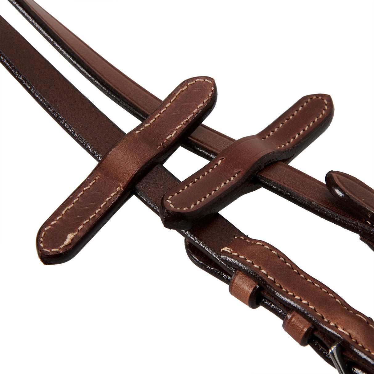 Equestro Silver Model Bridle #colour_cognac