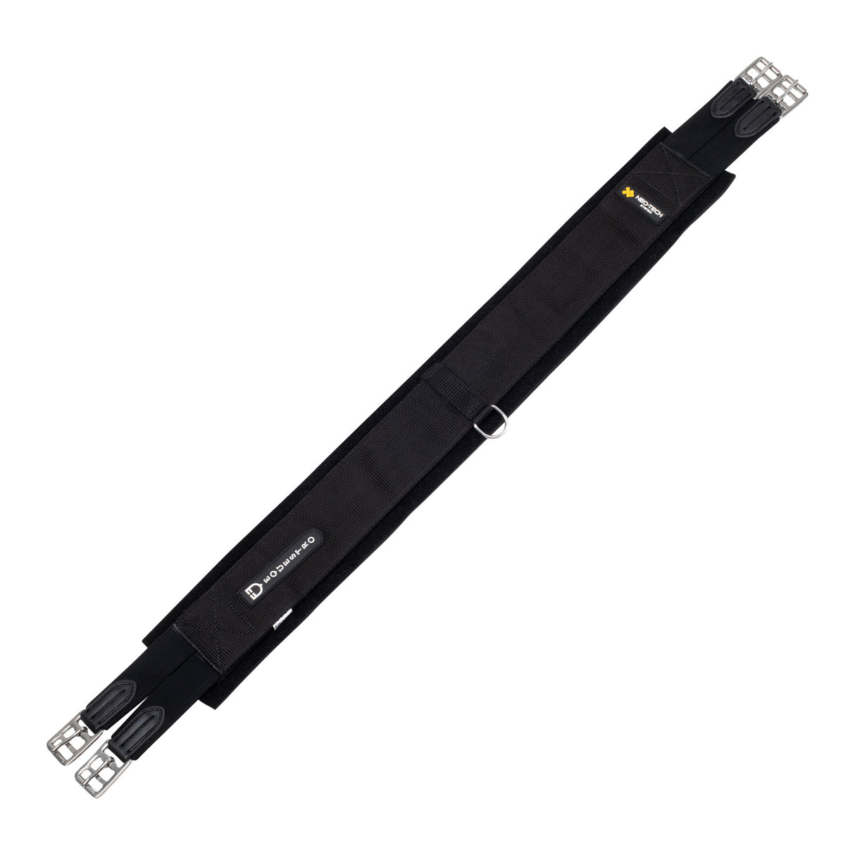 Equestro Neoprene Soft Touch Jumping Girth #colour_black