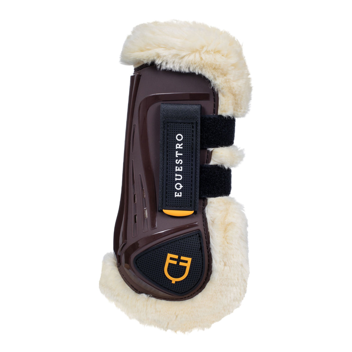 Equestro Tendon Boots Tpu And Synthetic Sheepskin #colour_brown