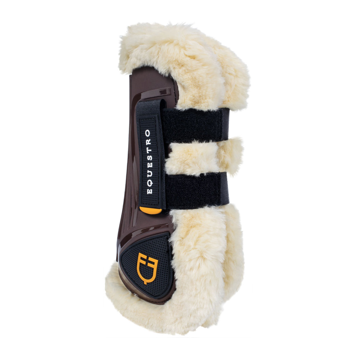 Equestro Tendon Boots Tpu And Synthetic Sheepskin #colour_brown