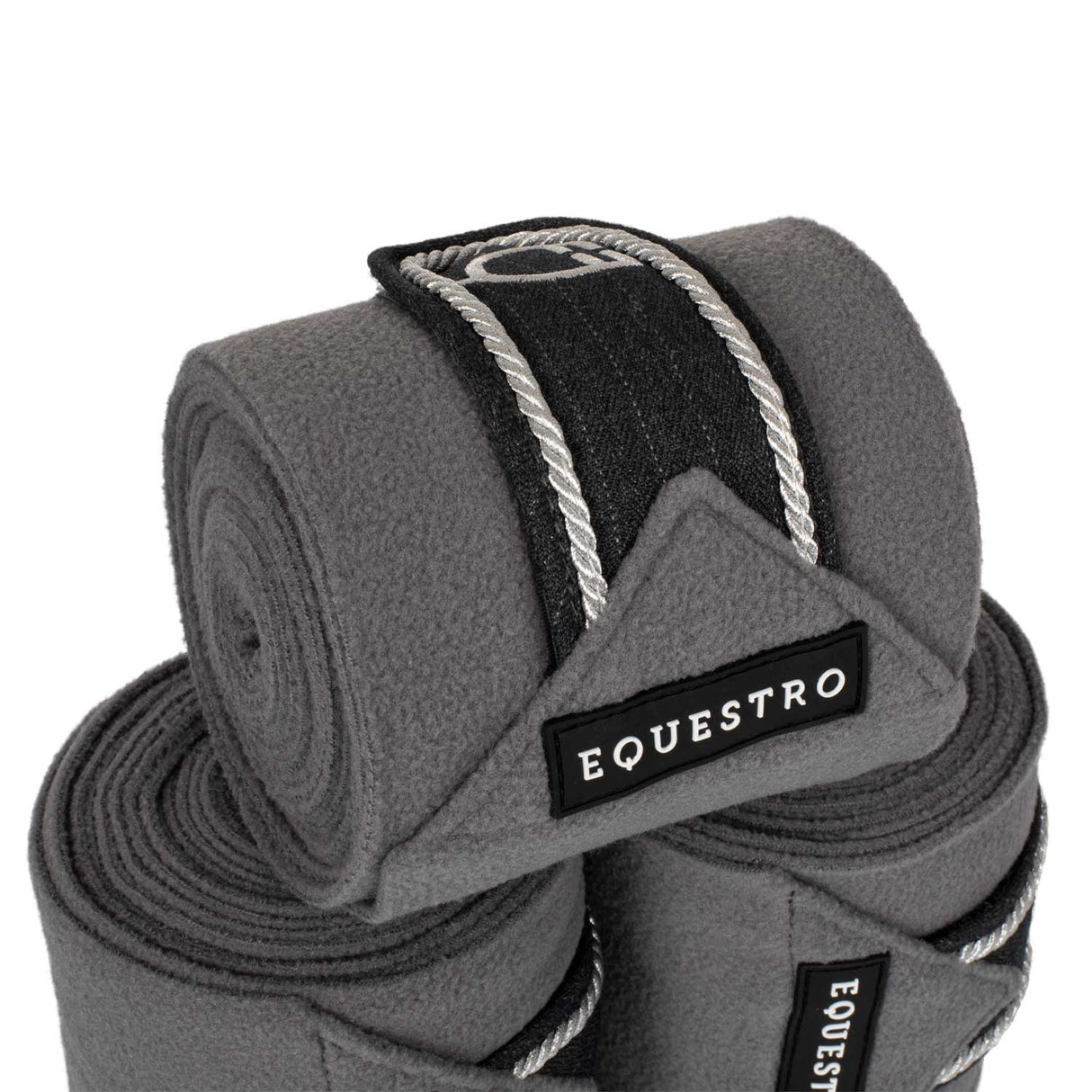 Equestro Fleece Pony Bandages With Embroidered Logo
