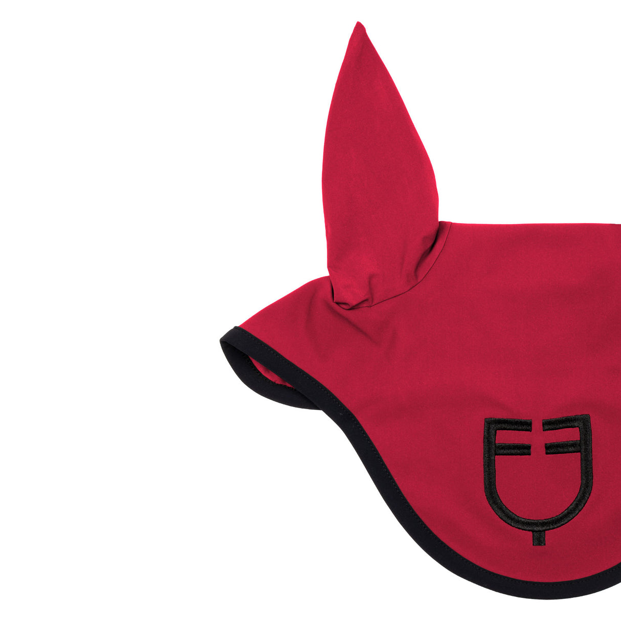 Equestro Black Line Edition Fly Veil In Stretch Material