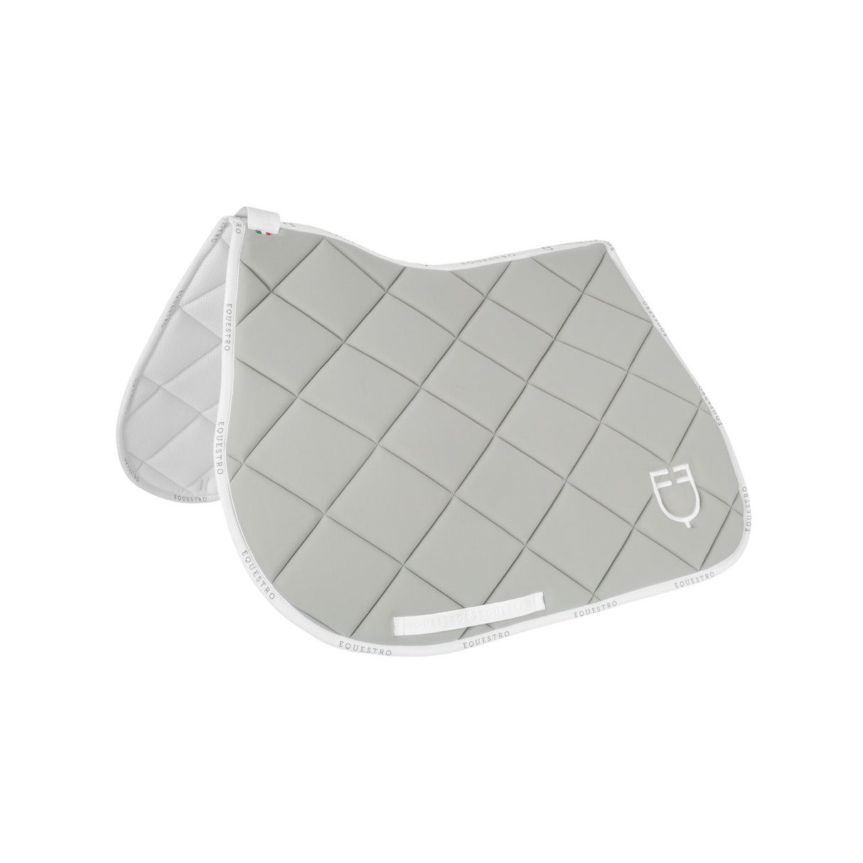 Jumping saddle pad technical fabric with logo