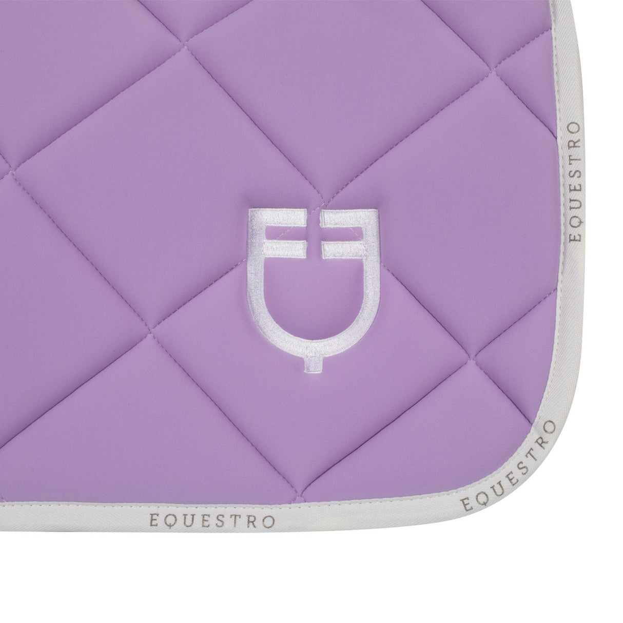 Jumping saddle pad technical fabric with logo