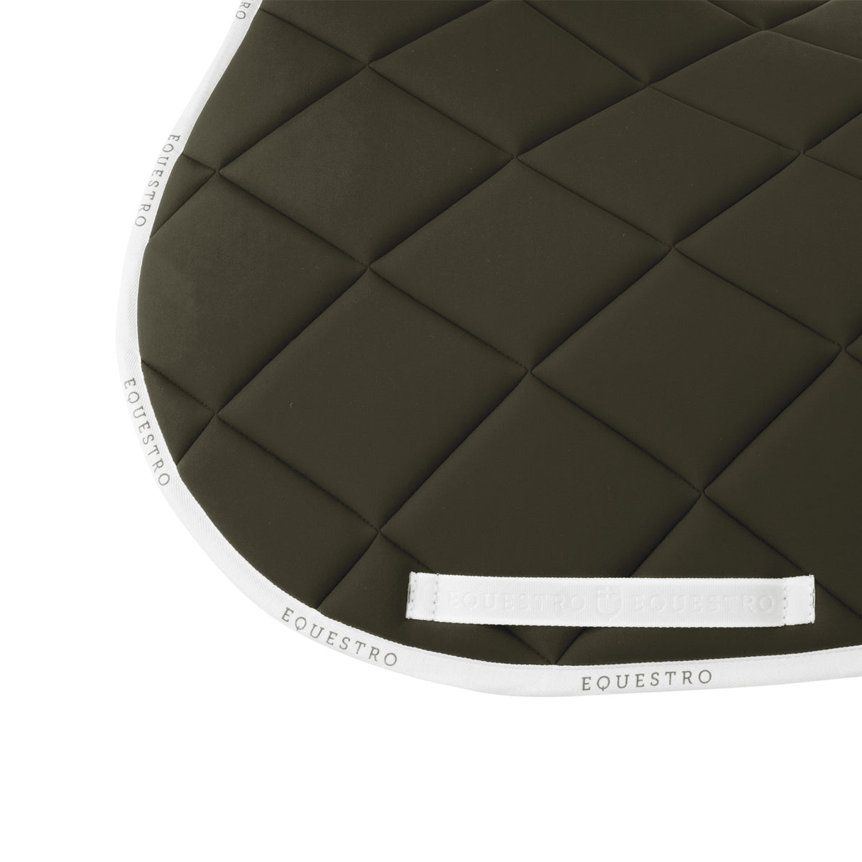 Jumping saddle pad technical fabric with logo