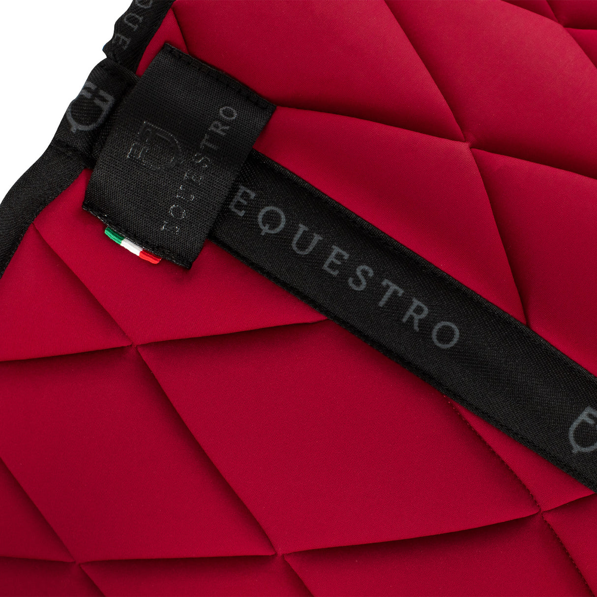 Jumping saddle pad technical fabric with logo