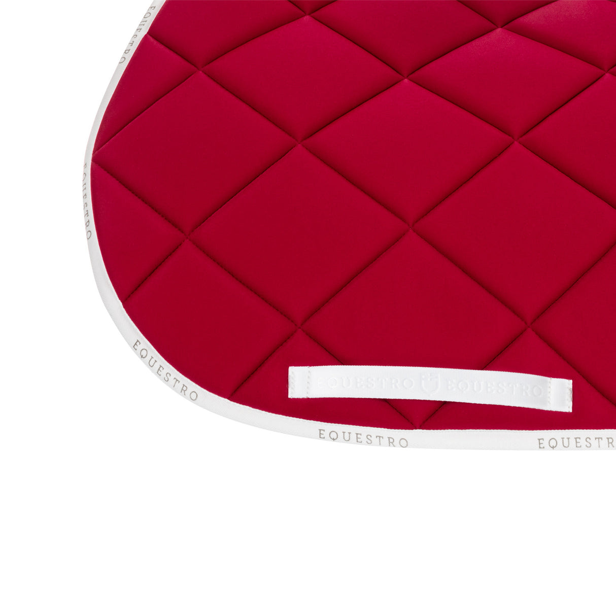 Jumping saddle pad technical fabric with logo