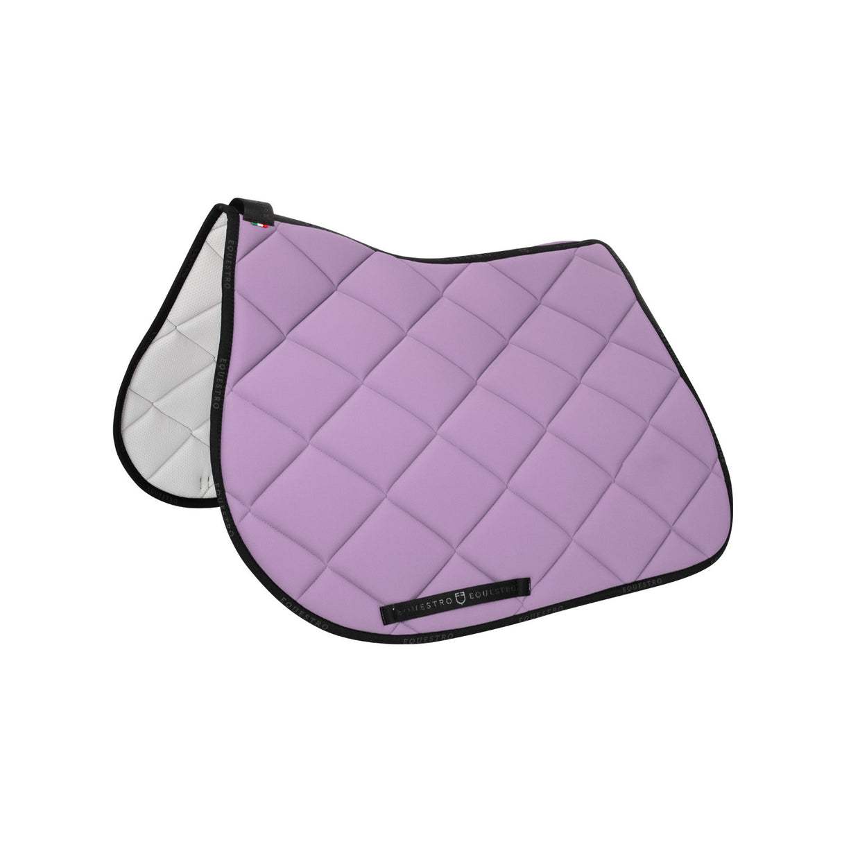 Jumping saddle pad breathable technical fabric