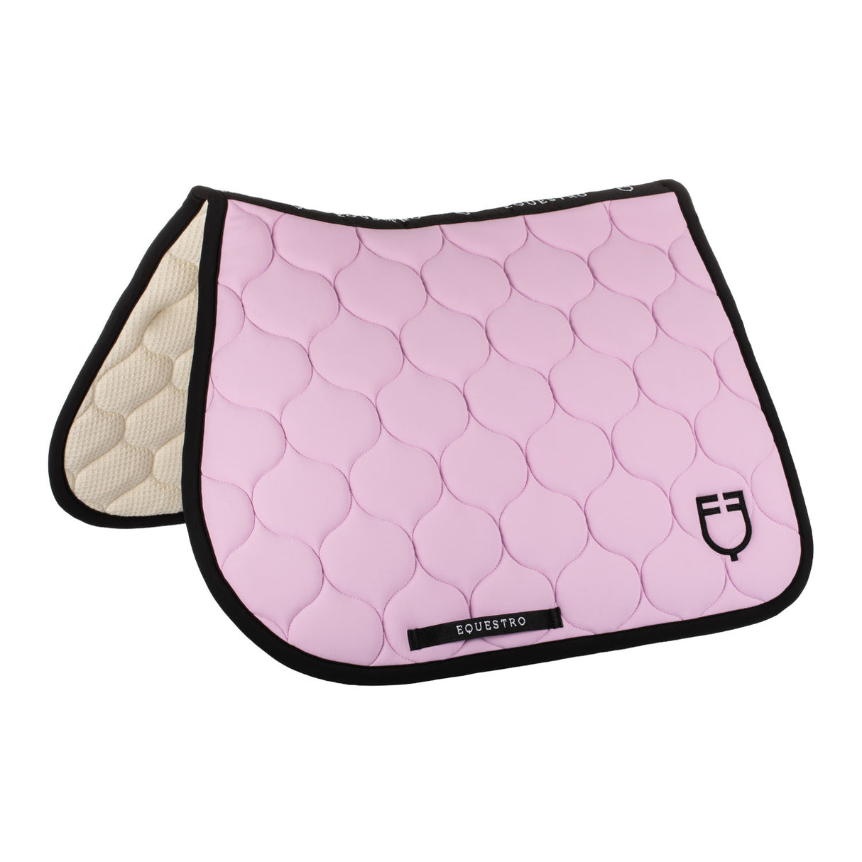 Equestro Jumping Saddle Pad With Onion Quilting
