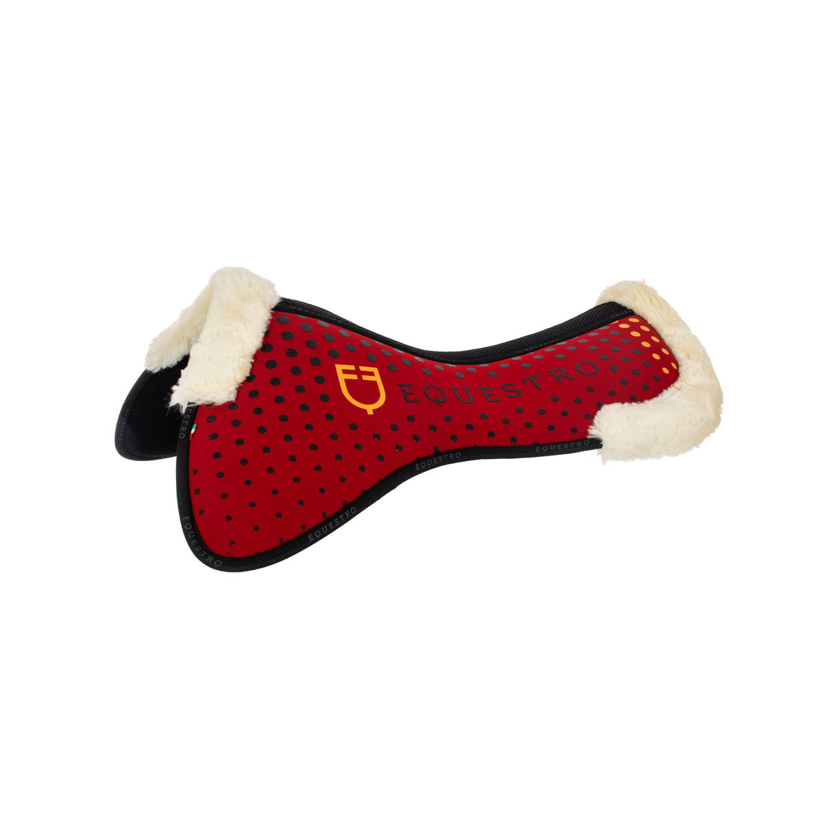 Ecowool memory foam pad with silicone grip and logo