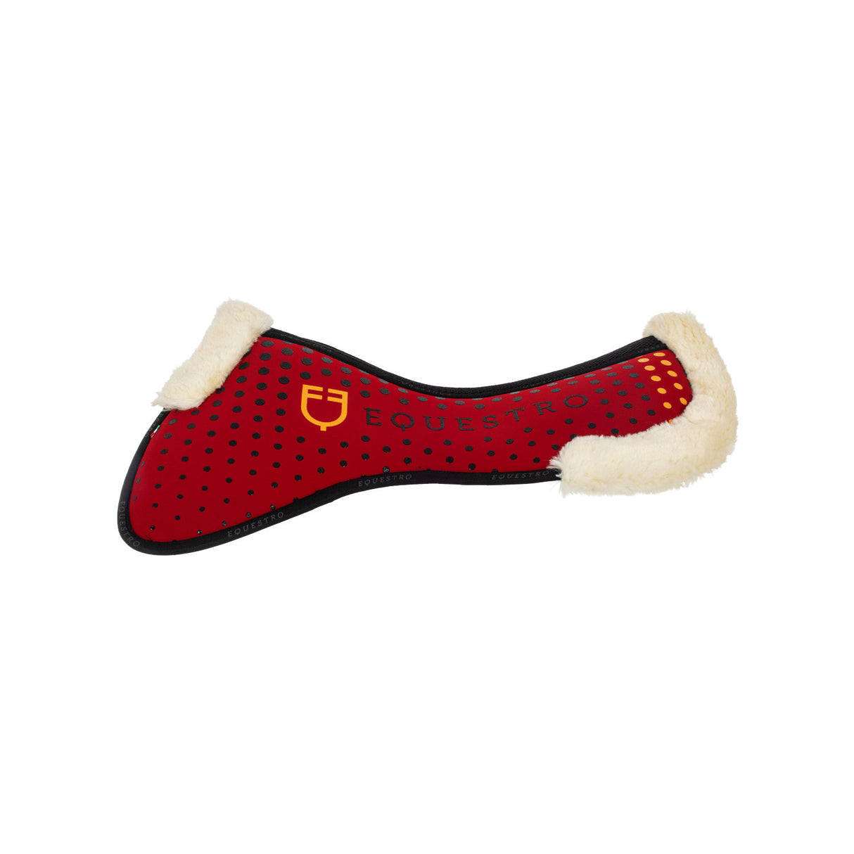 Ecowool memory foam pad with silicone grip and logo