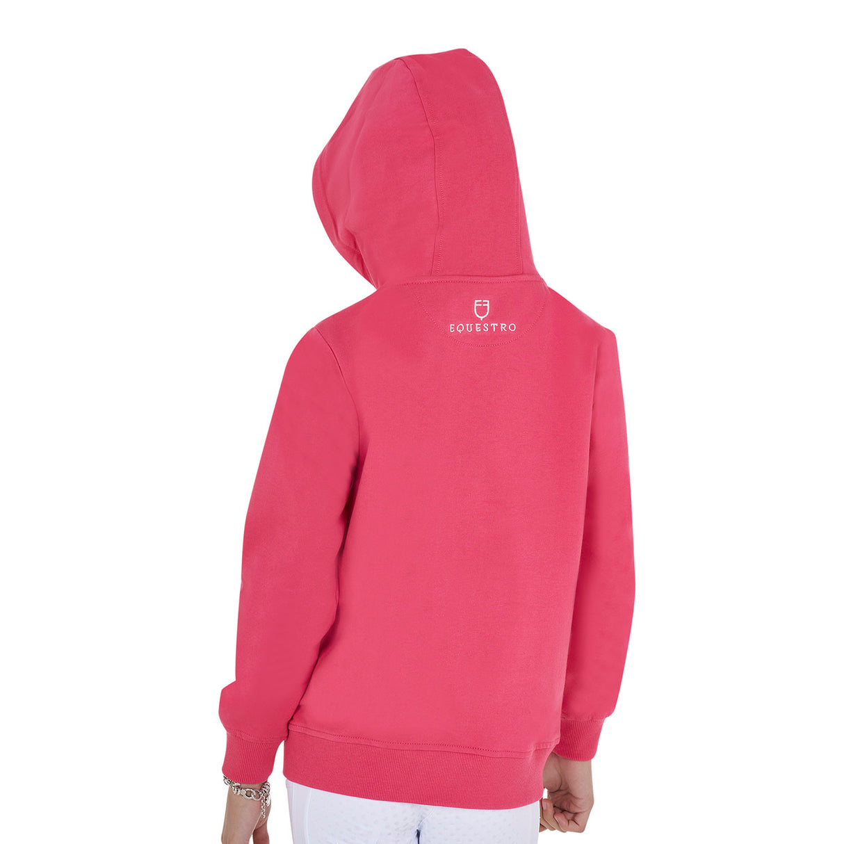 Girls' hoodie with front zip
