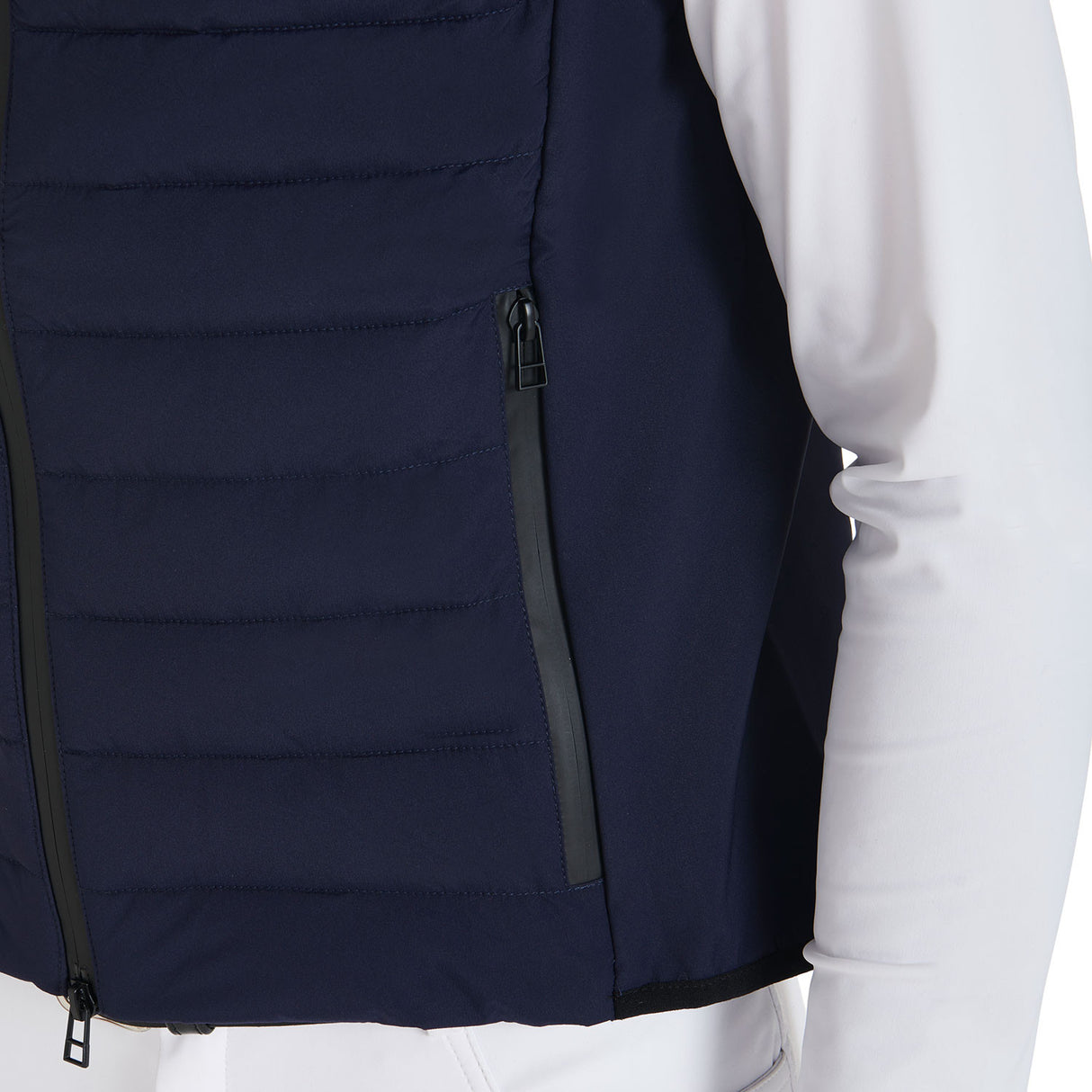 Men's vest in windproof technical fabric