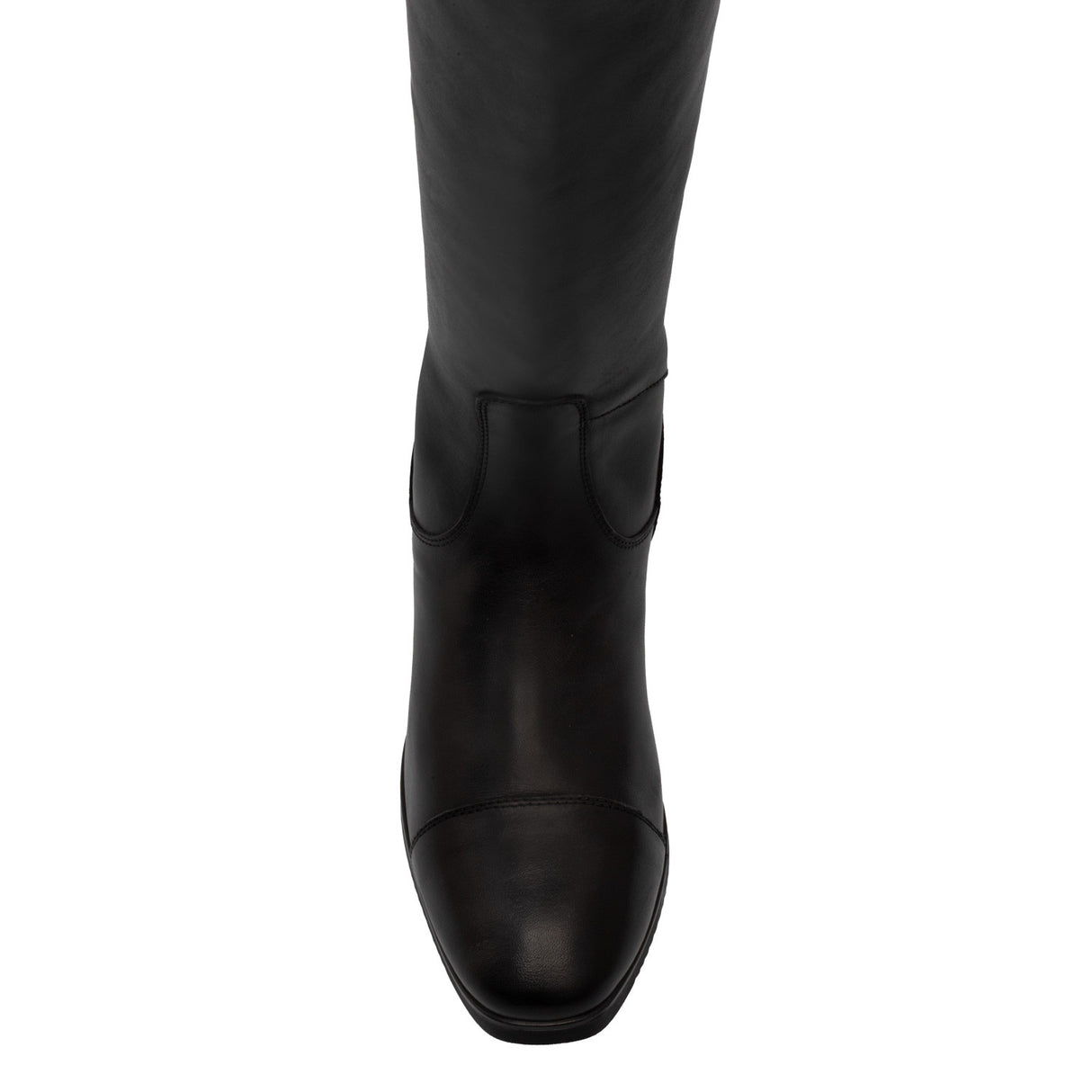Neptune unisex leather boots with rear zipper