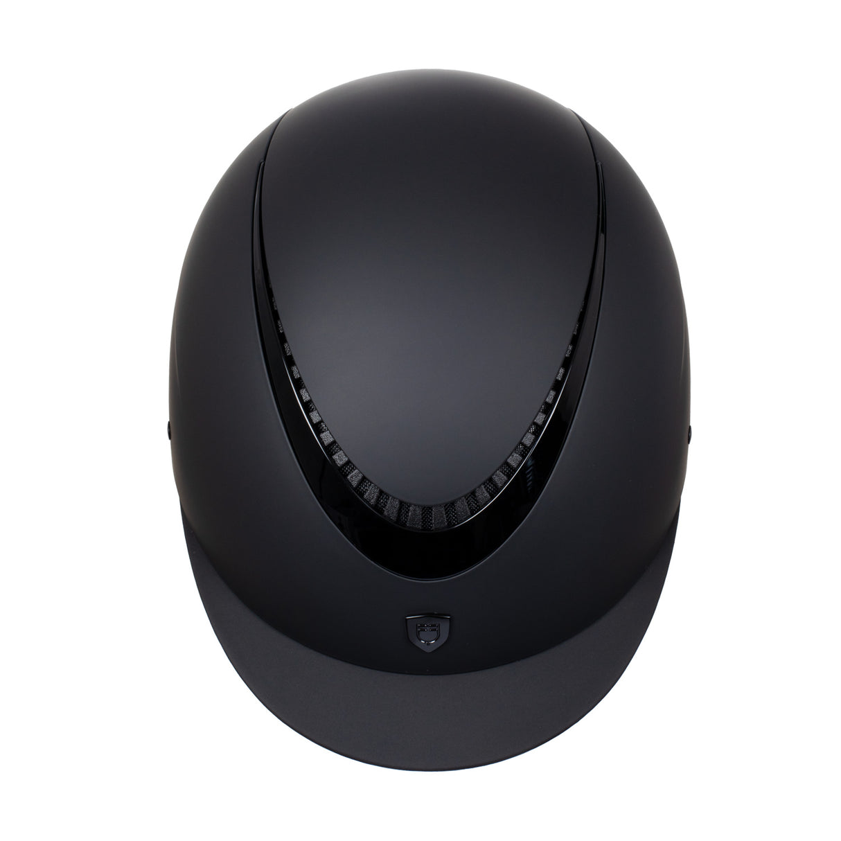 Equestro Unisex Helmet With Shiny Frame #colour_black