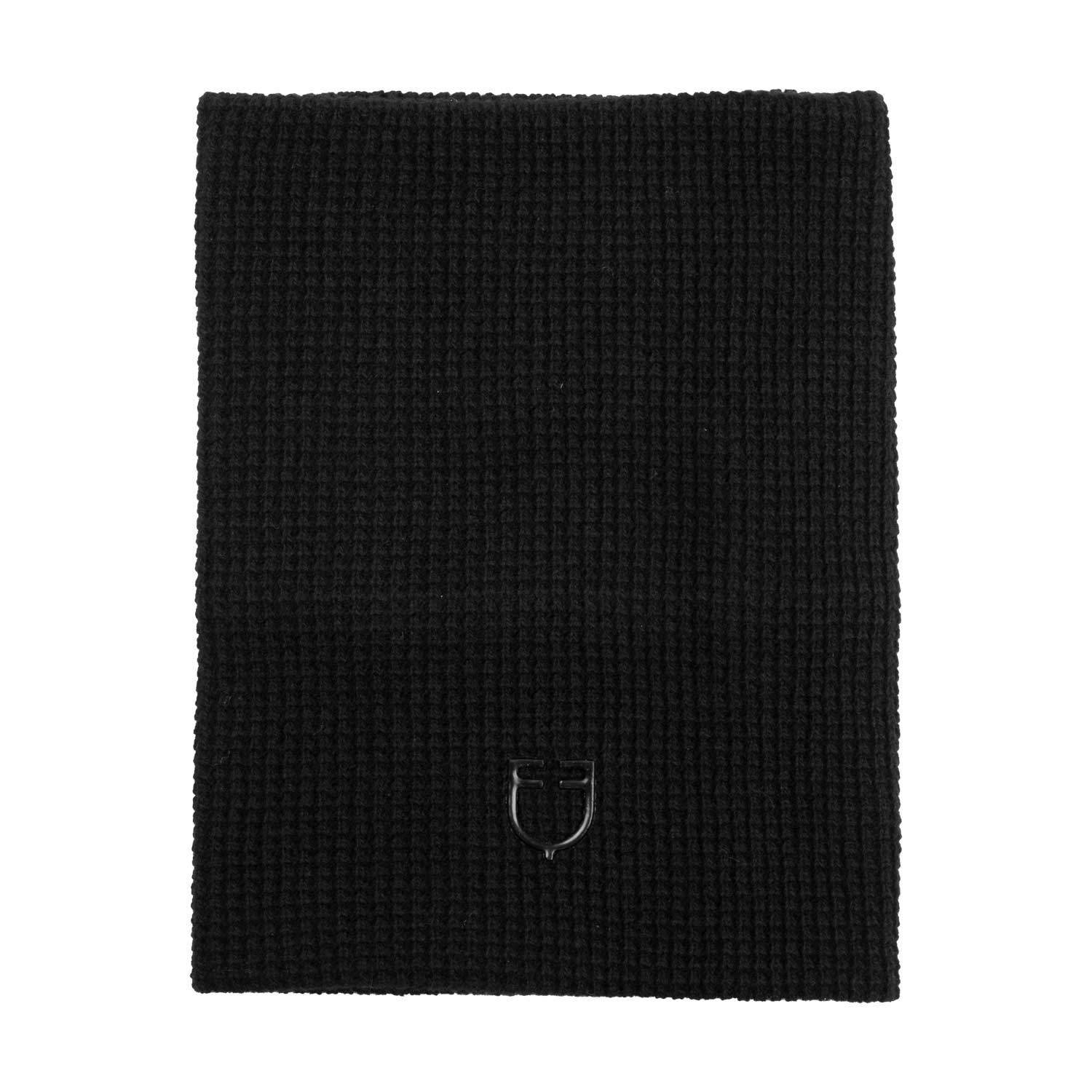 Equestro Unisex Wool Neck Gaiter #colour_black