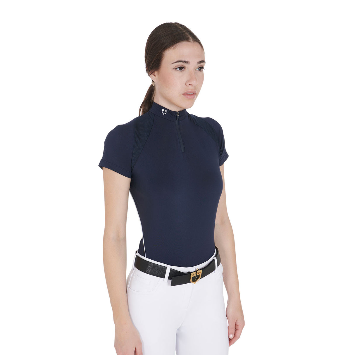 Women's slim fit technical training polo shirt