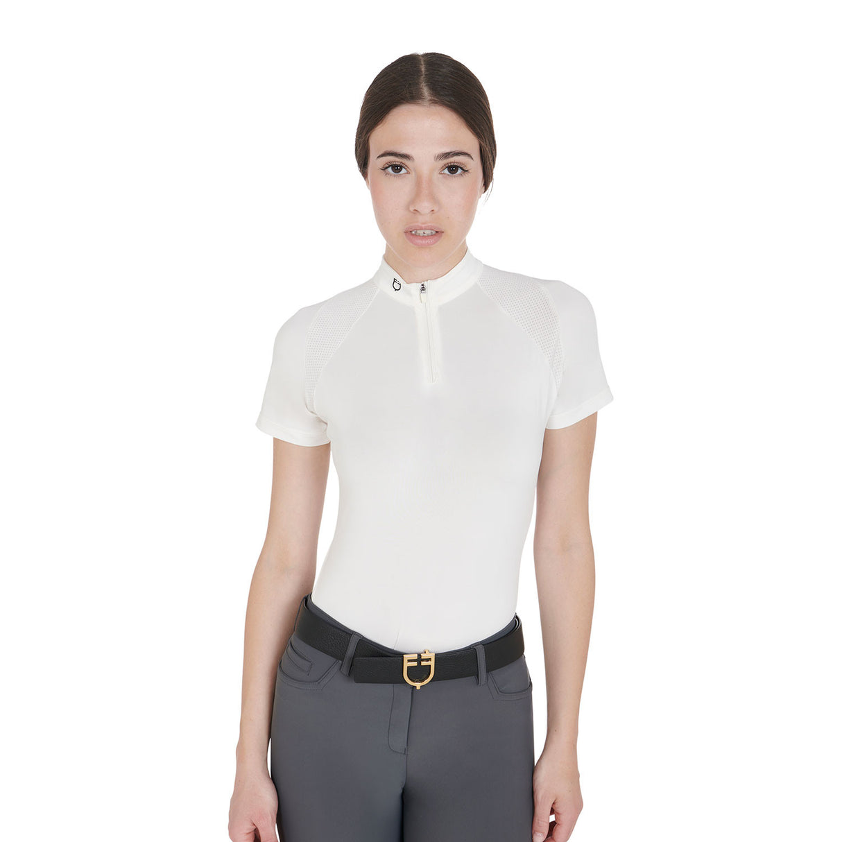 Women's slim fit technical training polo shirt