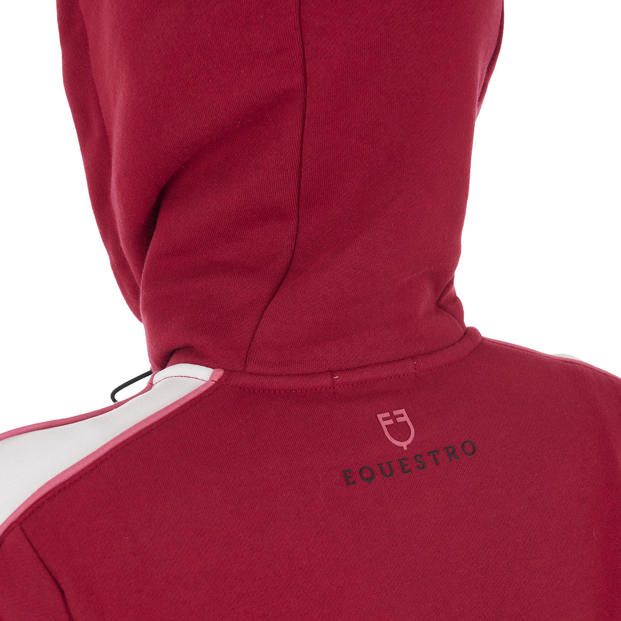 Equestro Women's Hooded Sweatshirt With Front Zip