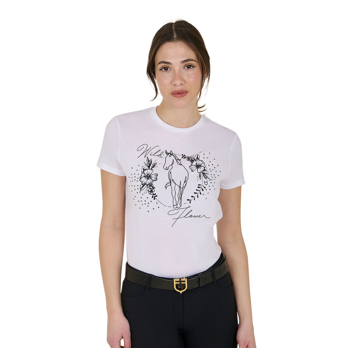 Women's Wild Flower cotton T-shirt