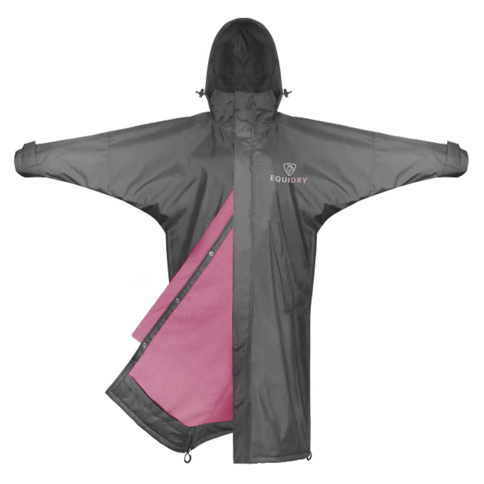 EQUIDRY Women's Mesh Lined Evolution #colour_grey-pink