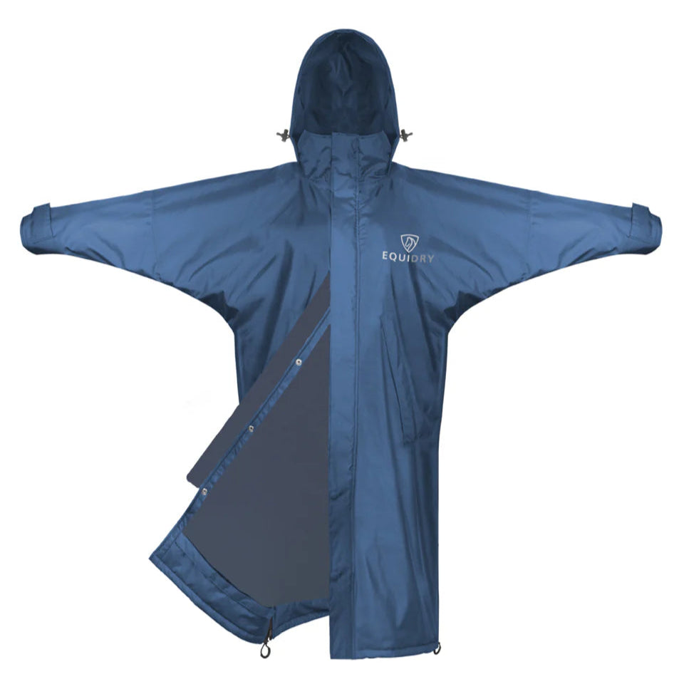 EQUIDRY Women's Mesh Lined Evolution #colour_steel-blue-charcoal