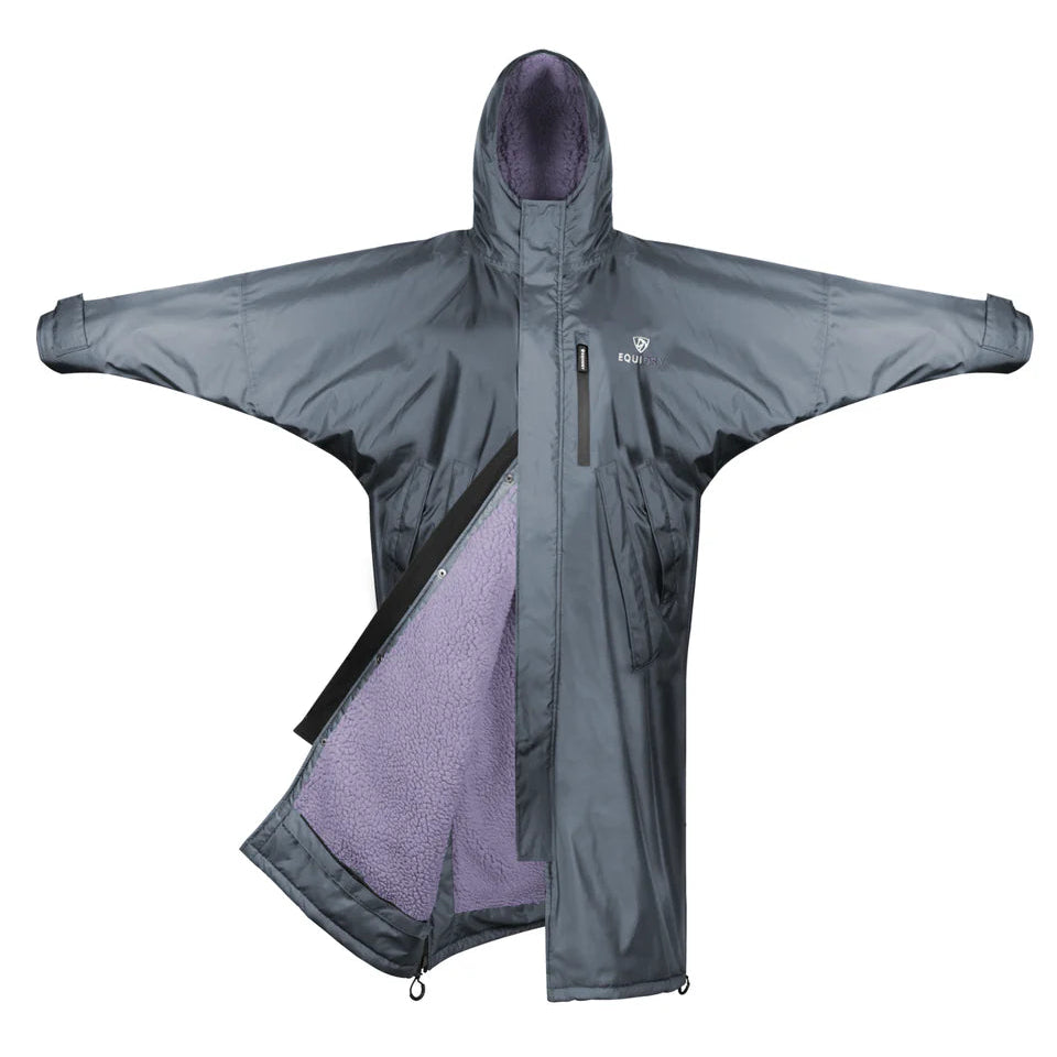 EQUIDRY Children's Thick Fleece Evolution #colour_grey-lilac