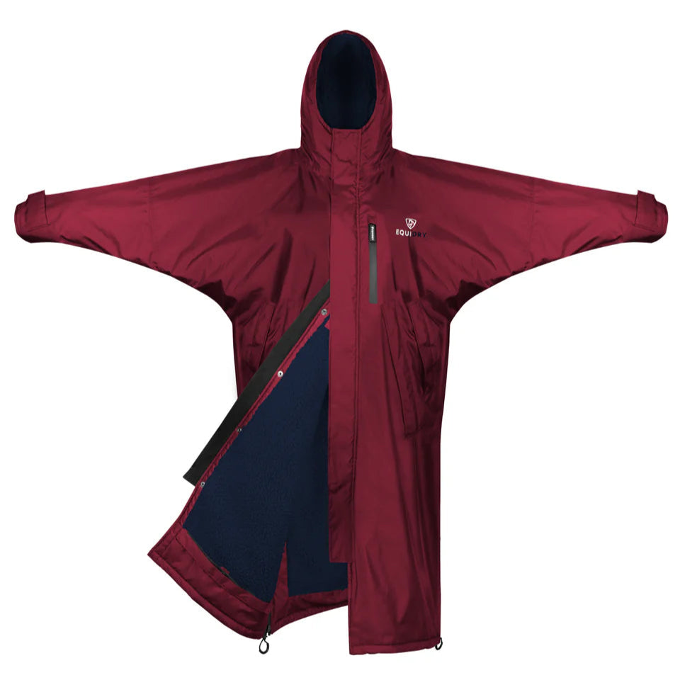 EQUIDRY Children's Thick Fleece Evolution #colour_plum-navy