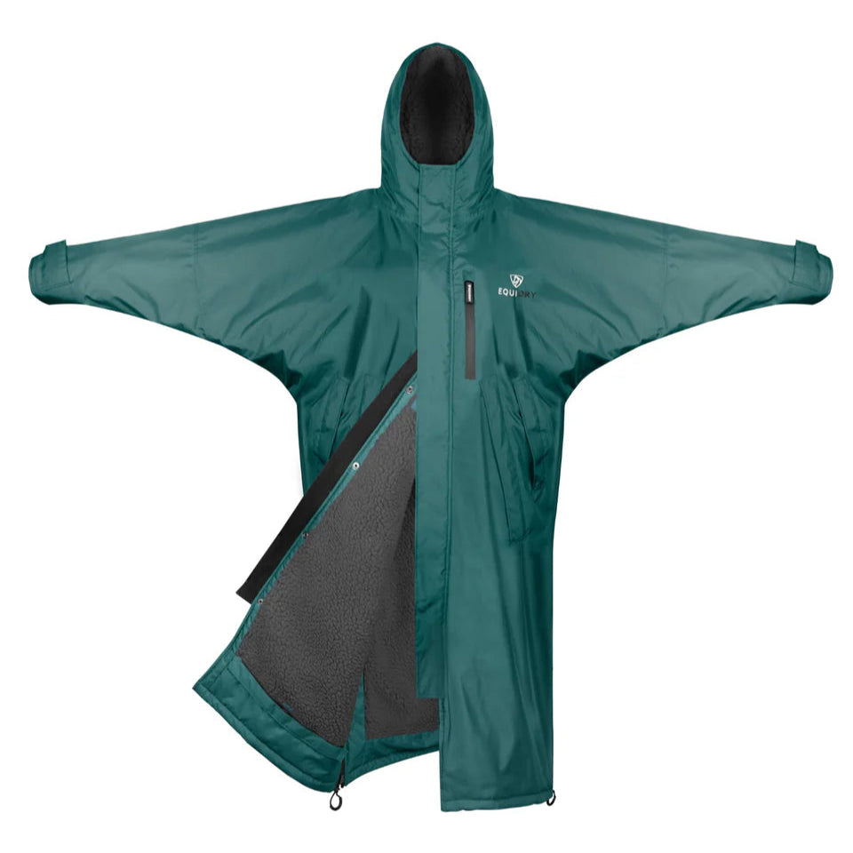 EQUIDRY Children's Thick Fleece Evolution #colour_teal-grey