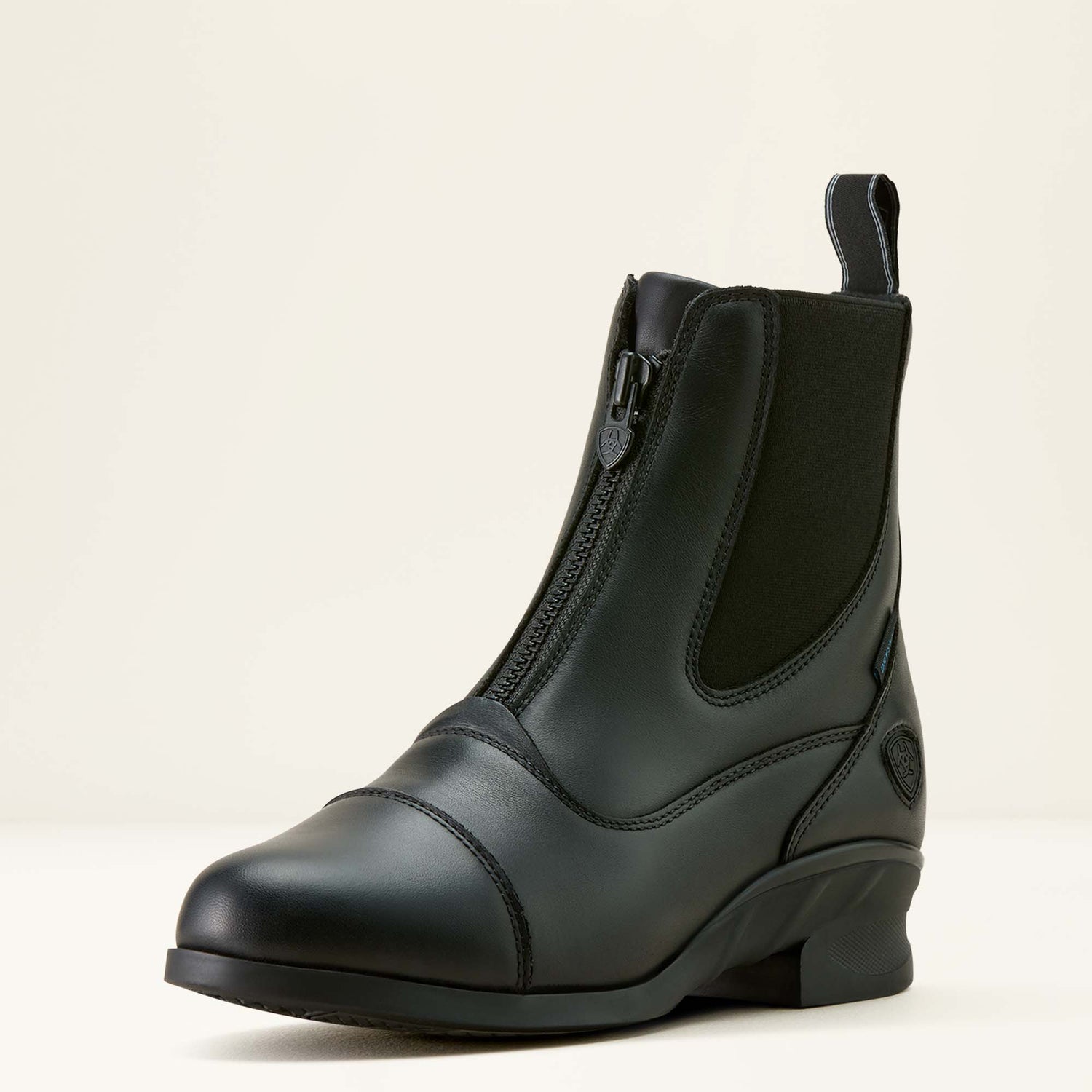 Ariat Women's Heritage Zip Waterproof Paddock Boot #colour_black