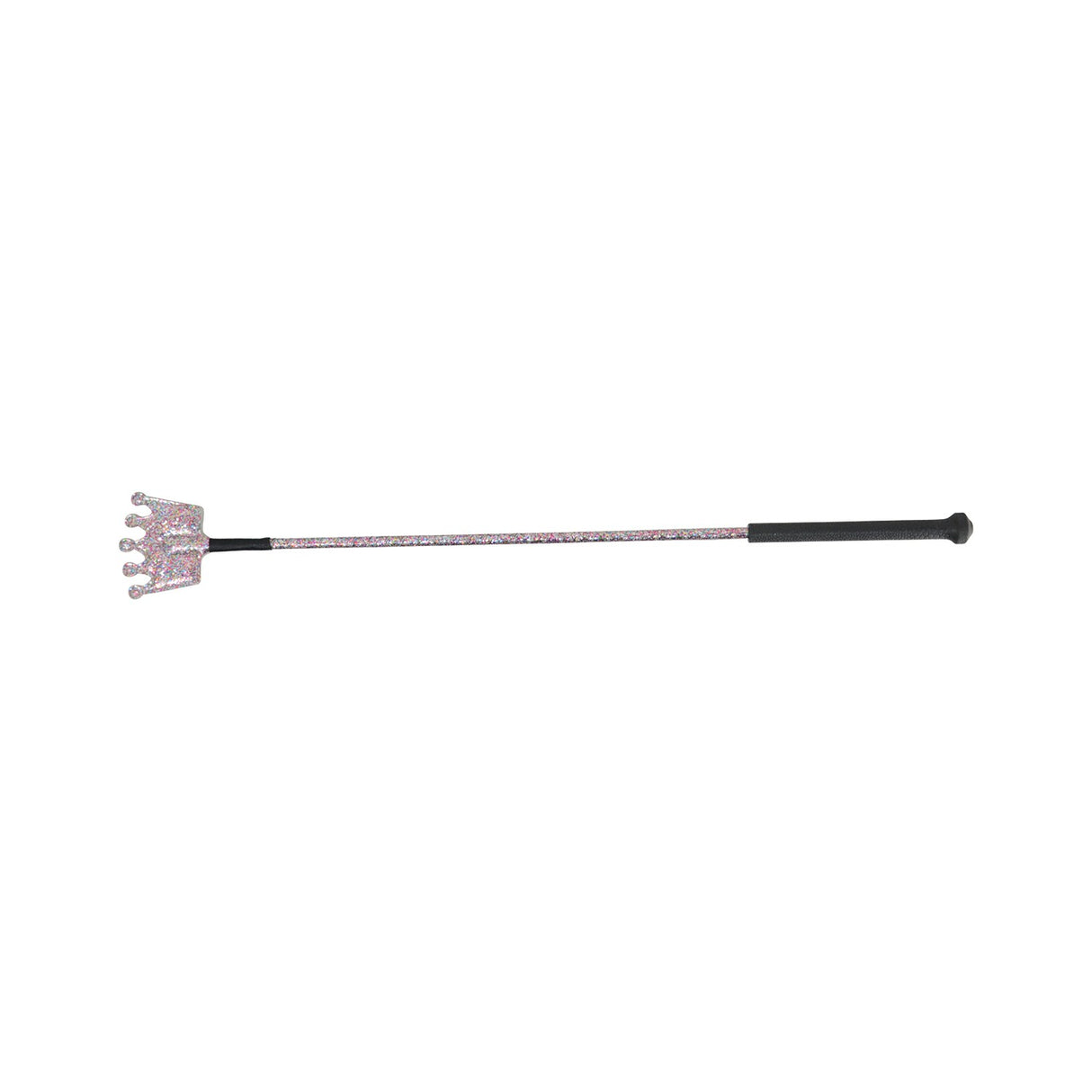 Hy Equestrian Glitter Crown Riding Whip
