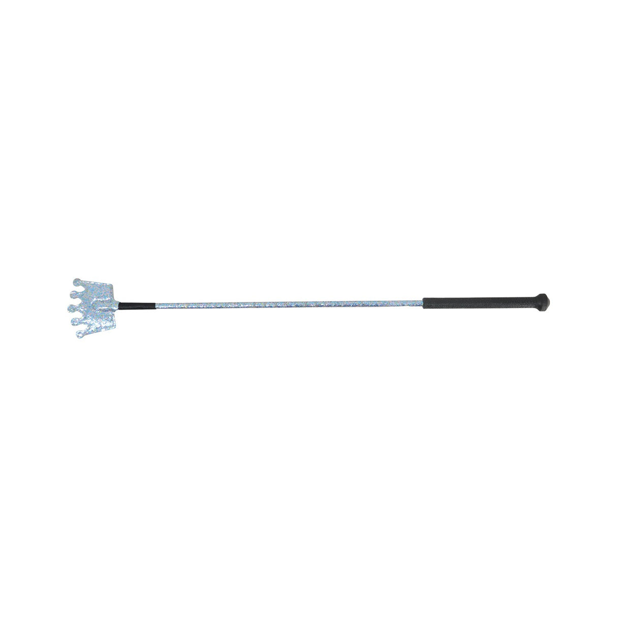 Hy Equestrian Glitter Crown Riding Whip