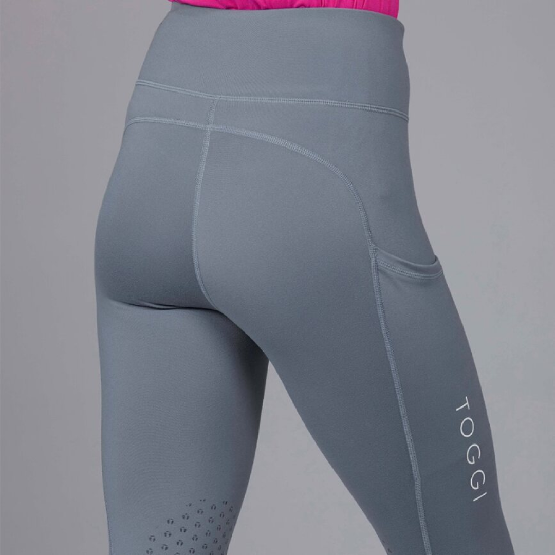 Toggi Sculptor Deco Ladies Riding Tights #colour_grey