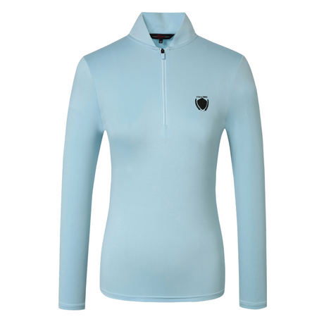 Covalliero Active Ladies Long Sleeve Base Layer #colour_light-blue