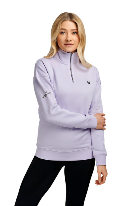 Mochara Half Zip Sweatshirt 
#colour_lilac
