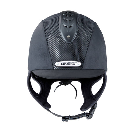 Champion Junior X-Air Nova Peaked Helmet #colour_black-black
