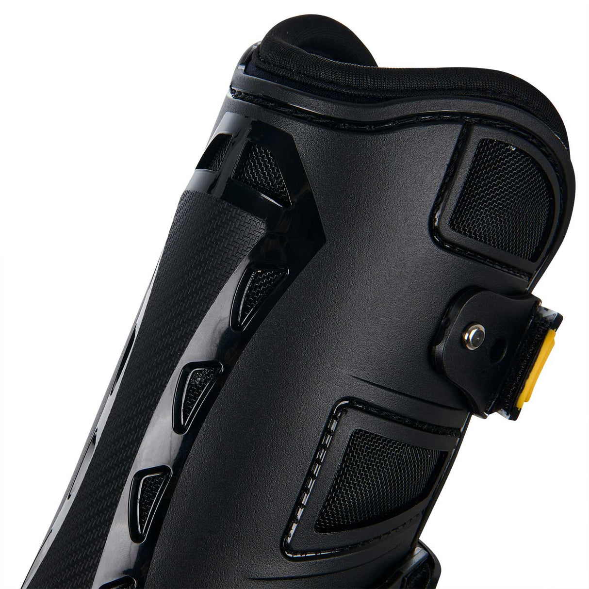 Equestro Tendon Boots In Polyurethane And Neoprene #colour_black