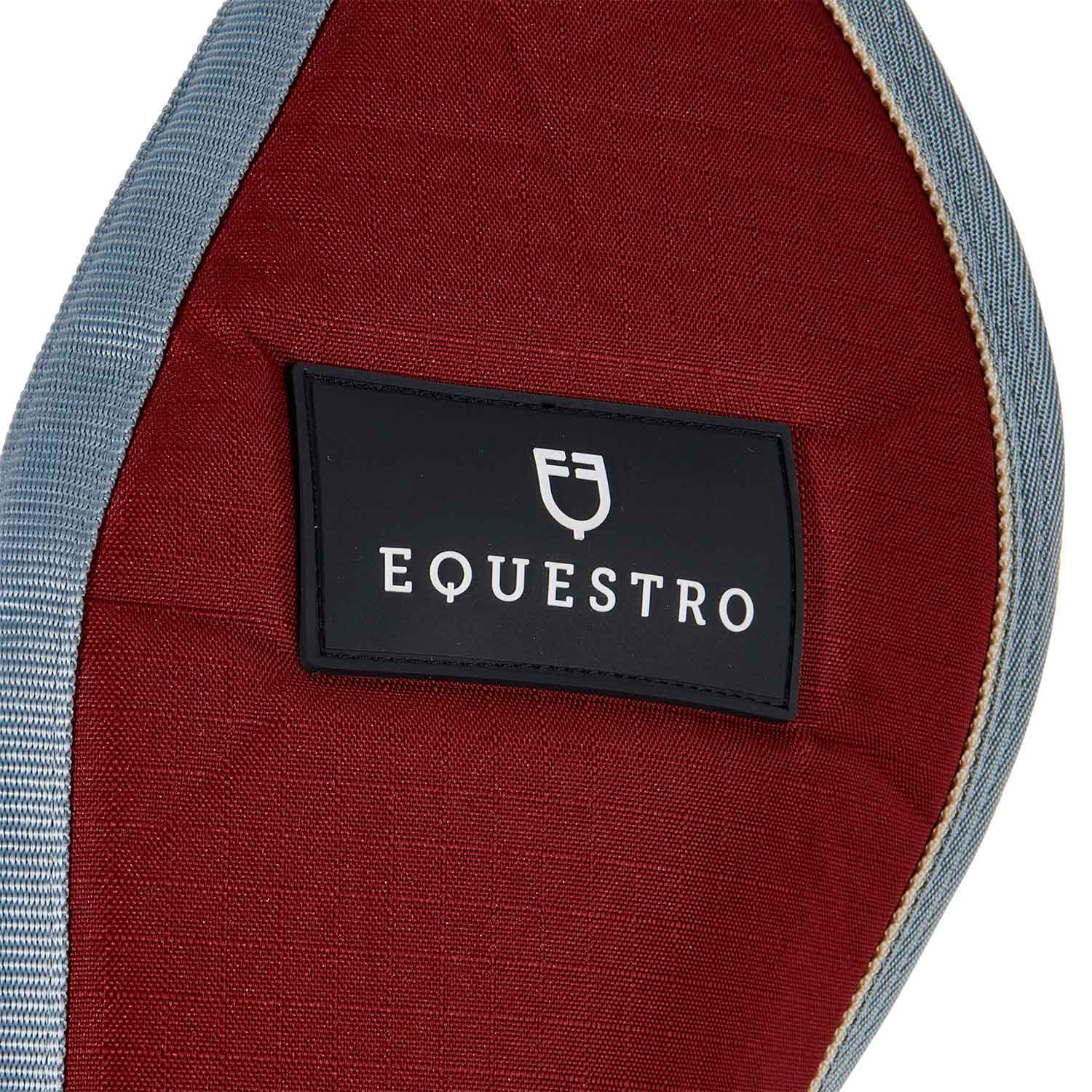 Equestro Travelling Boots Set And Tail Guard #colour_burgundy