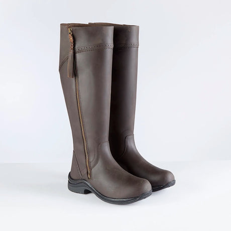 Toggi Rutland Regular Leg Country Boots #colour_chocolate