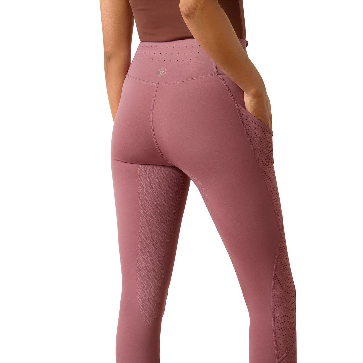 Ariat Women's Breathe Eos Half Grip Recycled Materials Tights #colour_tulipwood
